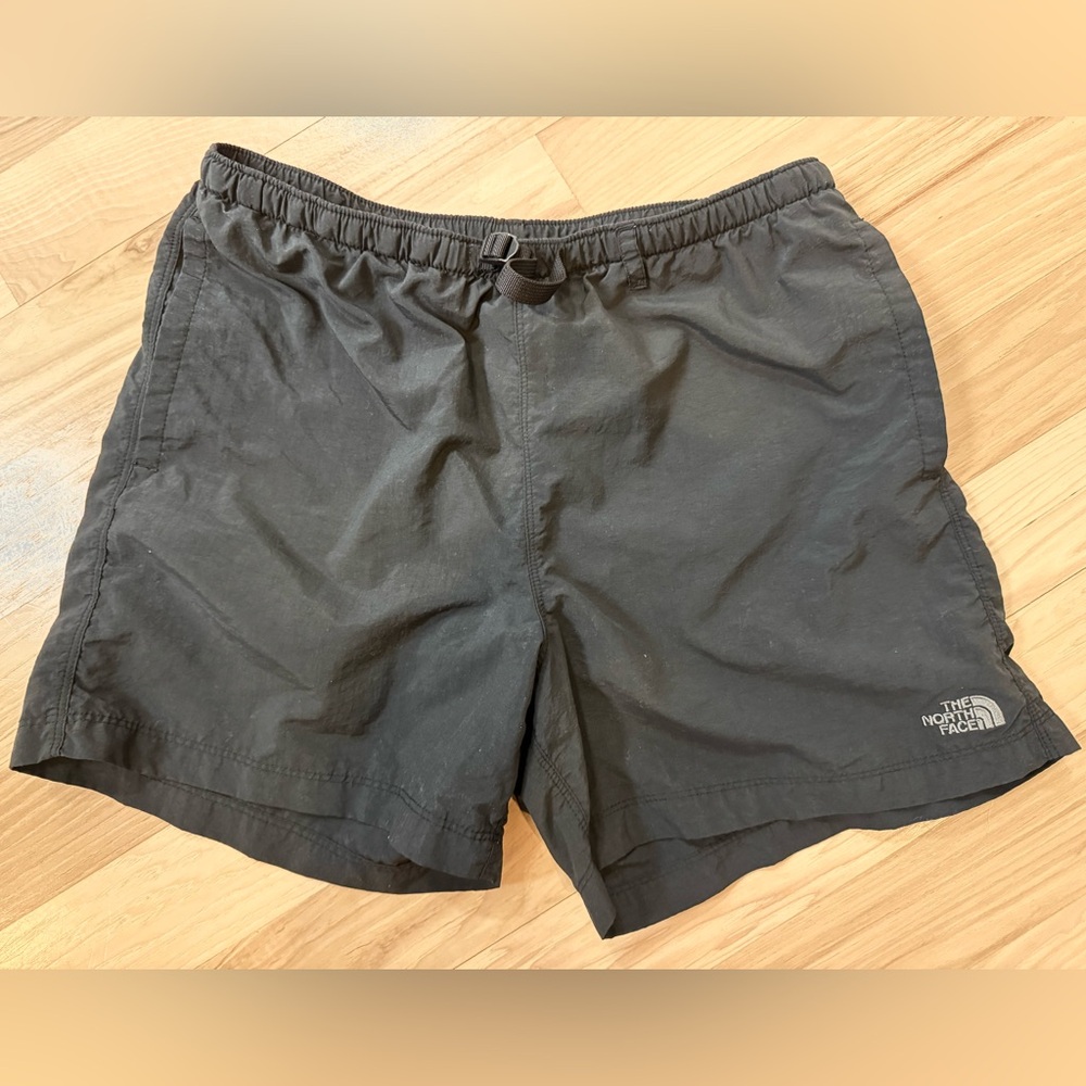 The North Face Black Elastic Drawstring Shorts